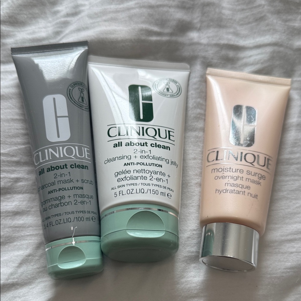 Clinique All About Clean and Moisture Surge Trio